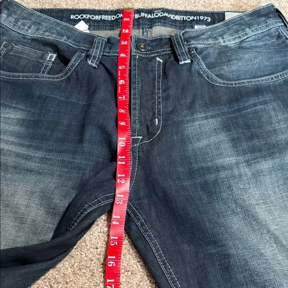 Buffalo David Bitton Men's Deep Indigo Jeans#068 - Picture 11 of 13